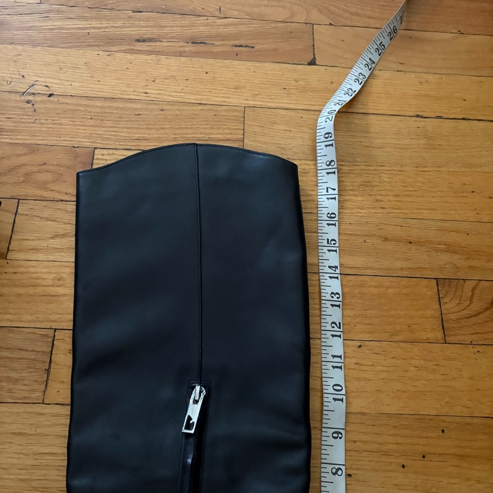 Franco Sarto Black Knee-High Boots - Picture 3 of 8